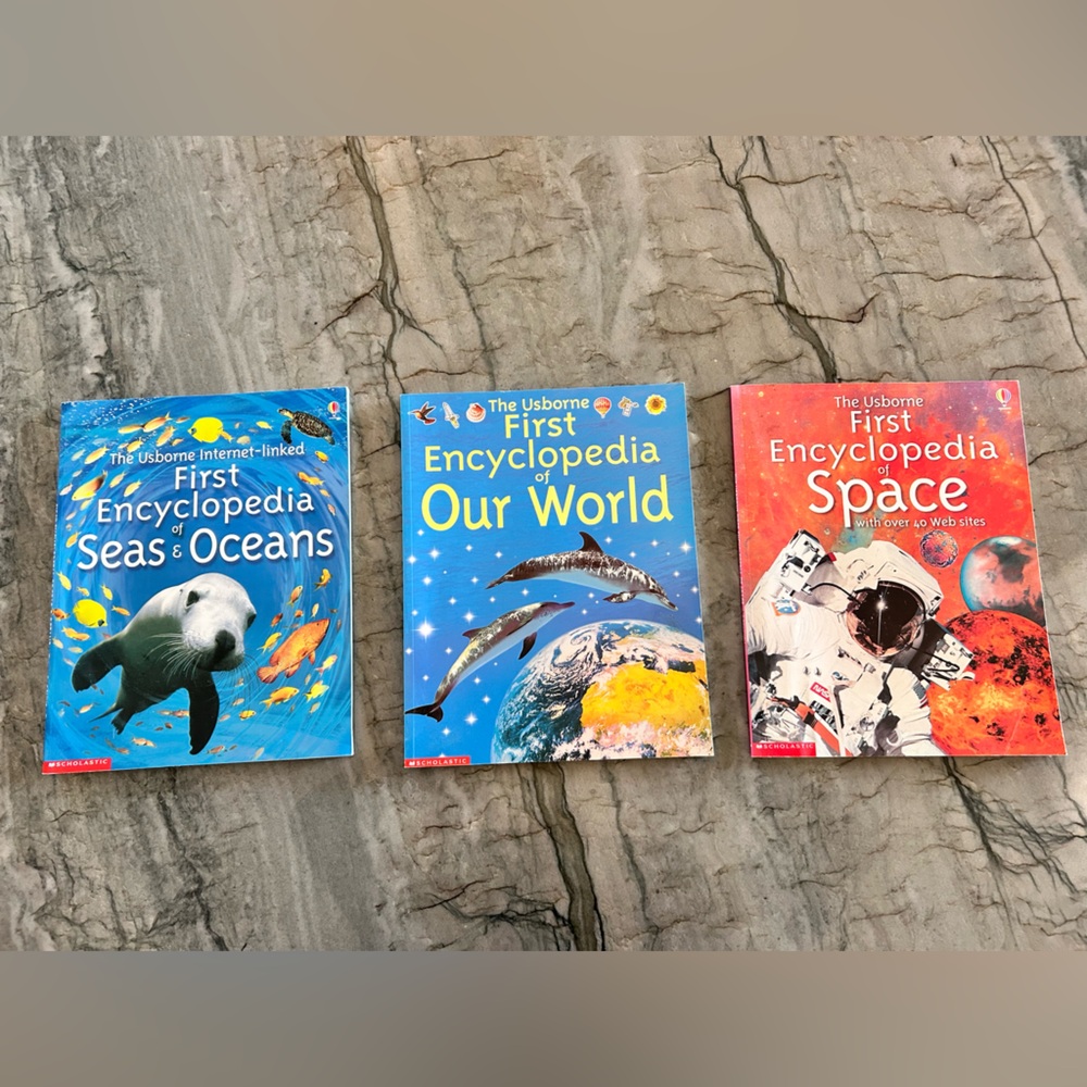 Usborne First Encyclopedia Collection - Our World, Space and Seas & Oceans
